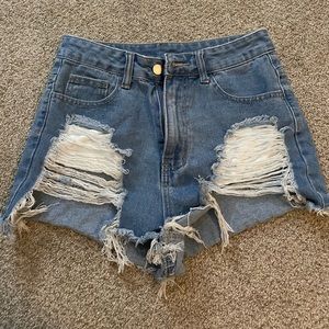 Jean shorts from shein. Size XS